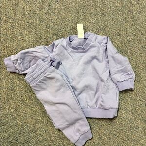 H&M Kids Light Purple Jogger Set